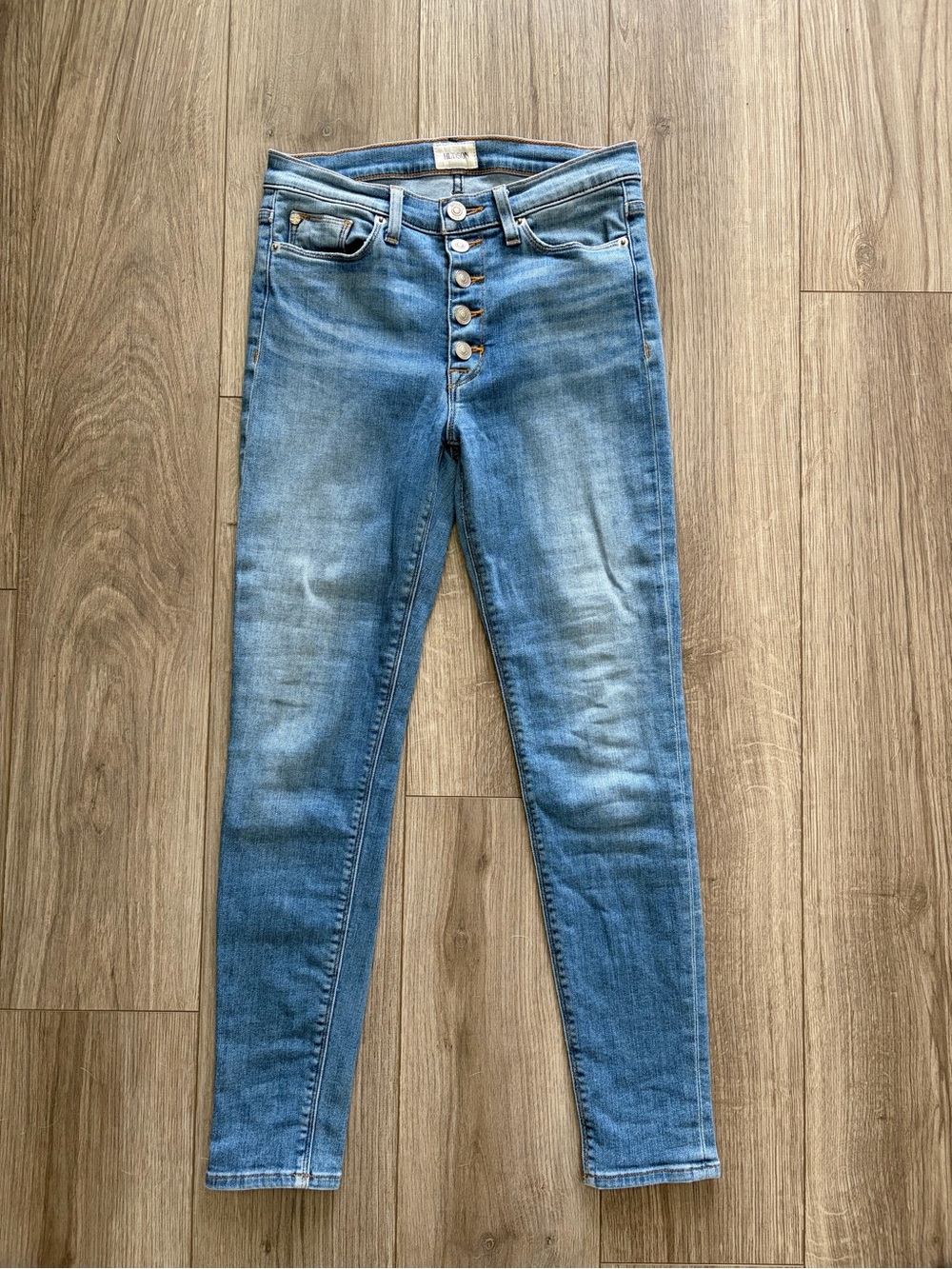 Hudson Ciara High Rise Super Skinny Jeans, 27 Button Fly